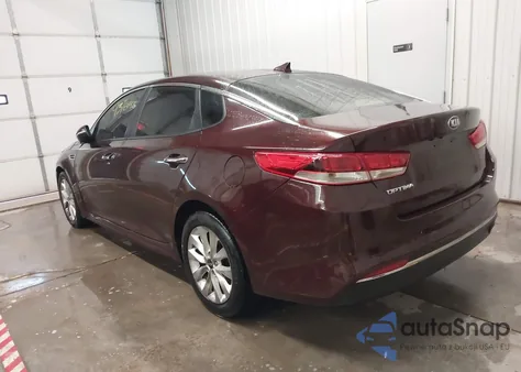 2016 Kia Optima Lx из США, поврежденный, VIN 5XXGT4L32GG006832